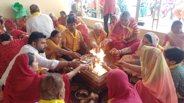 गोविन्द देव जी मंदिर में अर्पित की सैन्यशक्तिसंवर्द्धनार्थम् आहुति