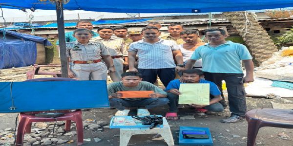 हेरोइन के साथ दो युवक गिरफ्तार, नगदी और चोरी की टीवी बरामद