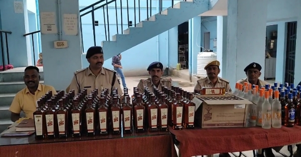 बरामद शराब