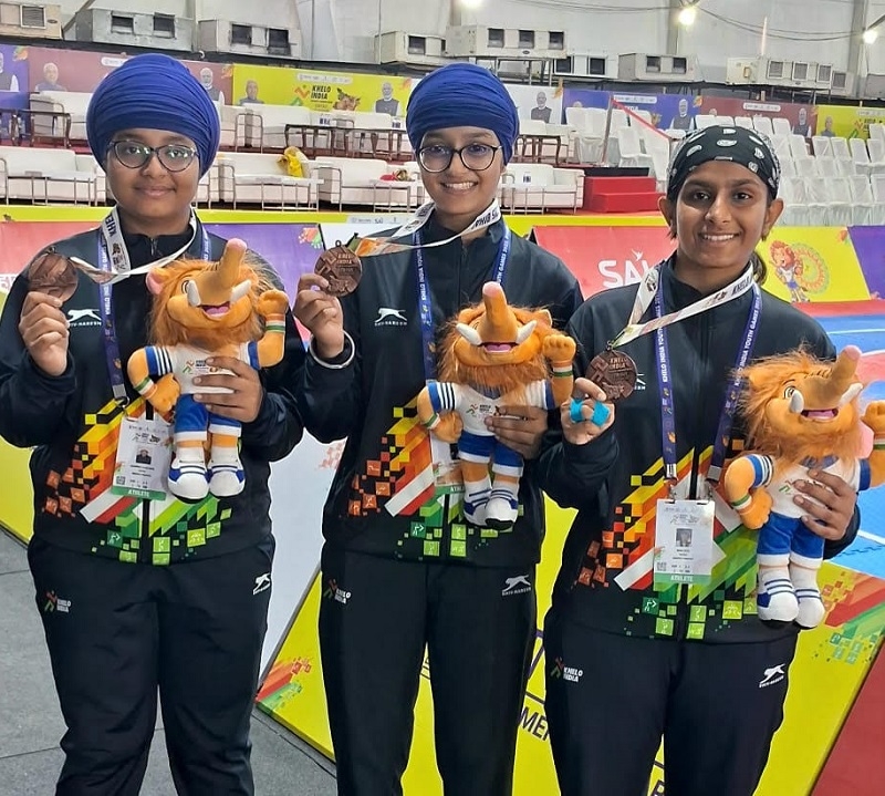 गतका के पदक विजेता खिलाड़ी