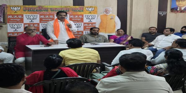 बीजेपी का प्रत्येक कार्यकर्ता अपनी स्वेच्छा से भारत के वीर सपूतों के लिए करे रक्तदान: जिलाध्यक्ष