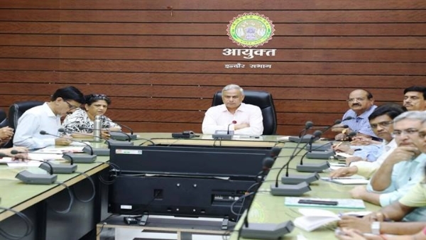 शिविर आयोजन को लेकर संभागायुक्तकी अध्यक्षता में बैठक सम्पन्न