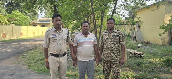 आरोपित गिरफ्तार।