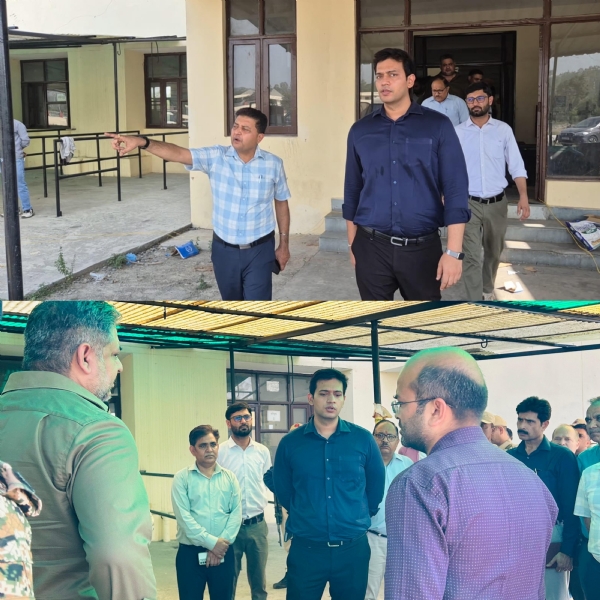 DC Kathua inspects facilities at Lakhanpur ahead of Amarnathji Yatra-2025