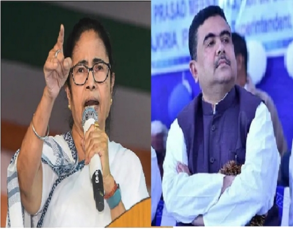 मुख्यमंत्री ममता एवं विपक्ष के नेता शुभेंदु अधिकारी