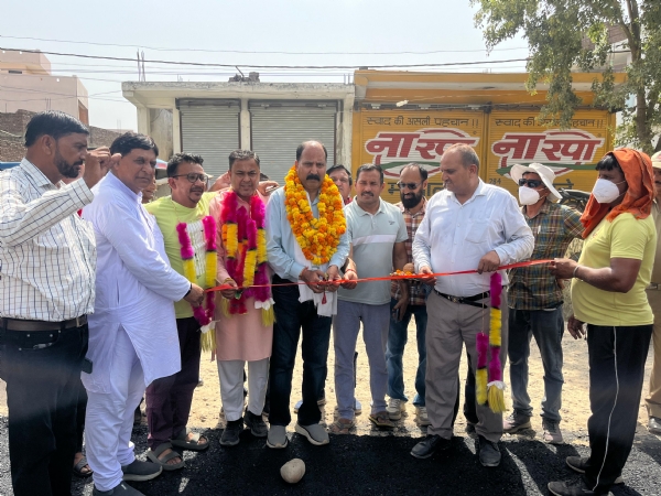 विधायक डॉ. राजीव भगत ने बिश्नाह-कुंजवानी रोड पर 30 लाख रुपये की लागत वाली मैकडैमाइजेशन परियोजना शुरू की