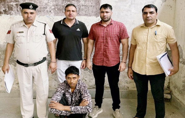 सोनीपत: अवैध हथियार  सहित गिरफ्तार युवक