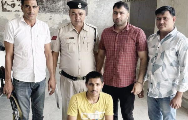 सोनीपत: अवैध हथियार सहित गिरफ्तार युवक