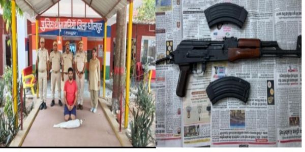 आनंदपाल गैंग से जुड़े हथियार तस्कर से मिली एके-47