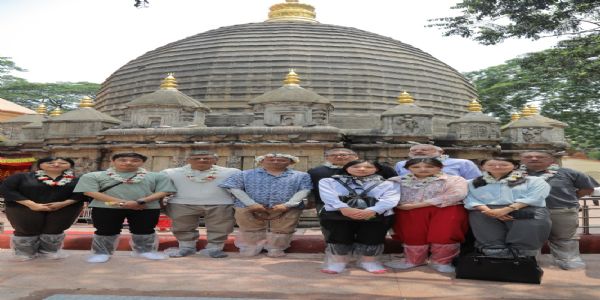 भूटानी प्रतिनिधिमंडल ने कामाख्या धाम में की पूजा-अर्चना