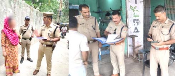 900 घरों-दुकानों में पुलिस ने दी दस्तक, 387 का सत्यापन 900 घरों-दुकानों में पुलिस ने दी दस्तक, 387 का सत्यापन