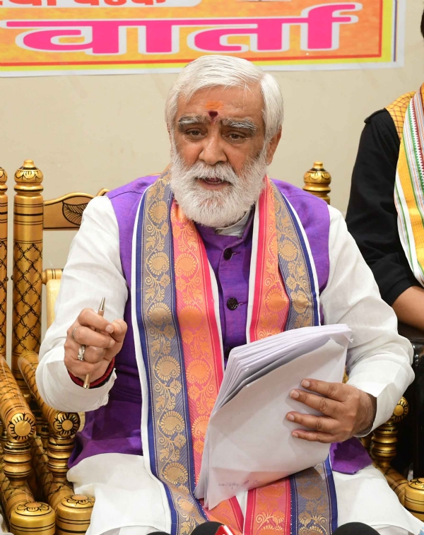 इस्कॉन मंदिर में सनातन संस्कृति महाकुंभ की तैयारी पर पूर्व केंद्रीय मंत्री अश्वनी कुमार चौबे का प्रेस कांफ्रेंस