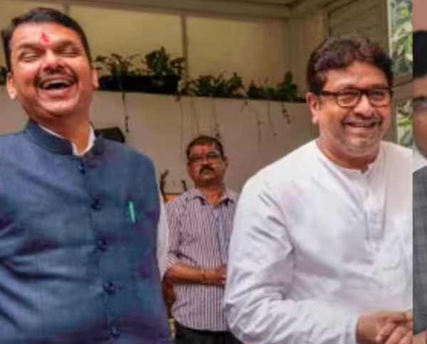 फोटो: मुख्यमंत्री देवेंद्र फडणवीस और राज ठाकरे