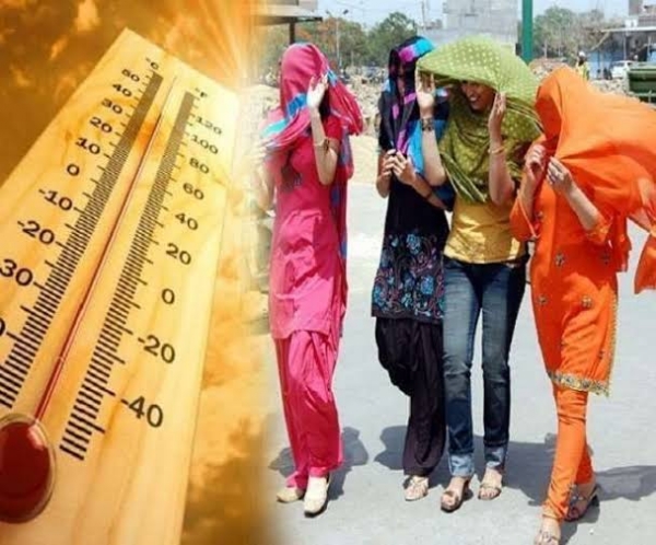 भीषण गर्मी की मार झेल रहे लोग, फोटो सोर्स: सोशल मीडिया।