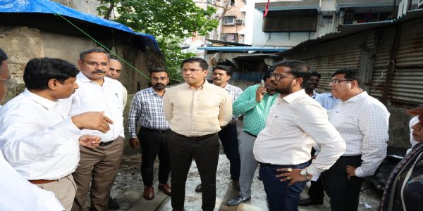 टीएमसी आयुक्त राव ने पानी जमाव वाले निचले क्षेत्र का दौरा किया