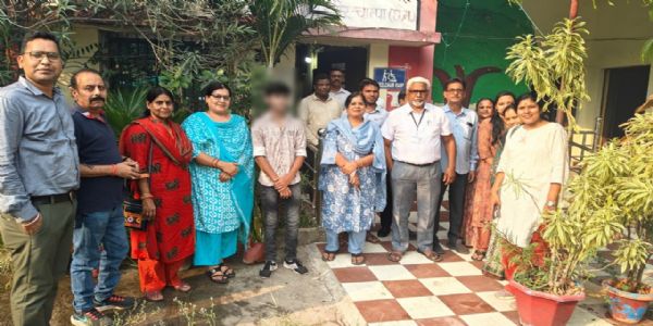 बाल देखरेख संस्था में निवासरत बालक को मिला परिवार