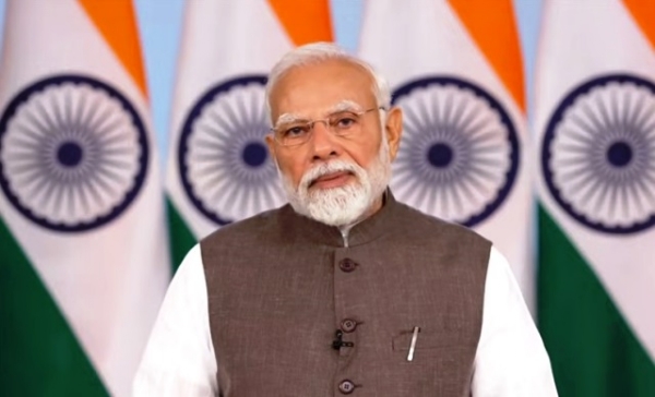 प्रधानमंत्री नरेन्द्र मोदी आईसीडीआरआई 2025 को संबोधित करते हुए