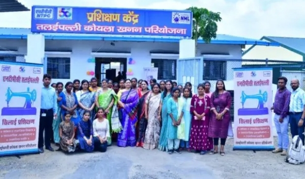एनटीपीसी तलईपल्ली में सिलाई प्रशिक्षण केंद्र का शुभारंभ