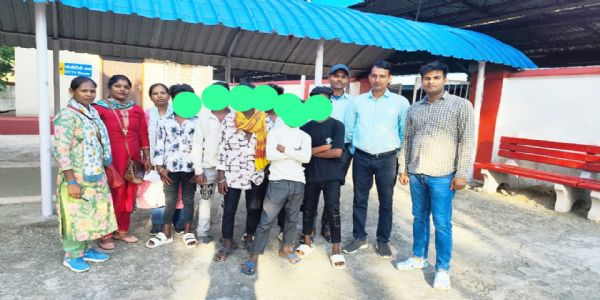 आरपीएफ ने छह बच्चों को तस्कर से बचाया