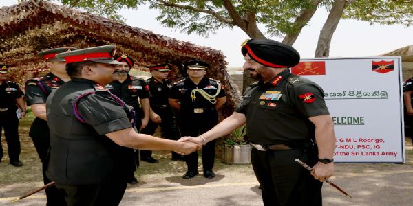 श्रीलंका आर्मी के कमांडर ने किया जयपुर का दौरा