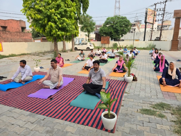 योग अभ्यास करते हुए योग अभ्यास करते हुए