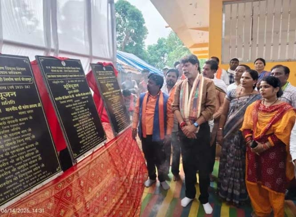 29.40 लाख के विभिन्न विकास कार्यों का भूमिपूजन