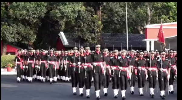 आईएमए  देहरादून पासिंग परेड।