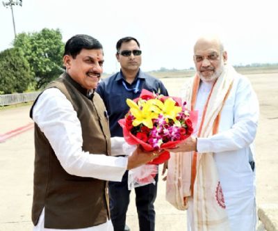 मध्‍यप्रदेश के भाजपा प्रशिक्षण वर्ग में पहुंचे केंद्रीय गृह मंत्री अमित शाह, मुख्‍यमंत्री ने किया स्‍वागत