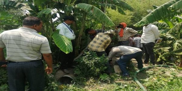जबलपुरः ओमती नाले के पानी से सब्जियां की सिंचाई में प्रयुक्त पांच विद्युत मोटर जप्त