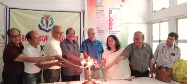 शिविर का उद्घाटन करते अतिथि