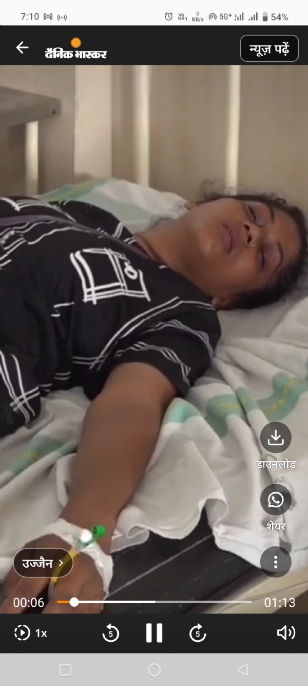 नीलगंगा थाने के बाहर युवती ने किया आत्महत्या का प्रयास
