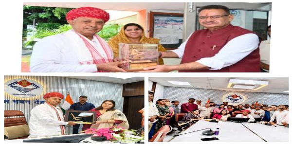 केंद्रीय राज्य मंत्री भागीरथ चौधरी ने कृषकों के साथ किया संवाद
