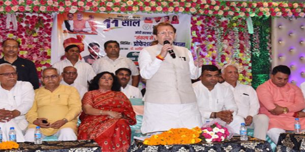सोनीपत: संकल्प से सिद्धि अभियान ने बदली देश की तस्वीर:अरविंद शर्मा