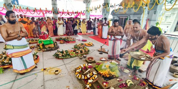 जम्मू के तिरुपति बालाजी मंदिर में द्वितीय वार्षिक उत्सव का भव्य आयोजन