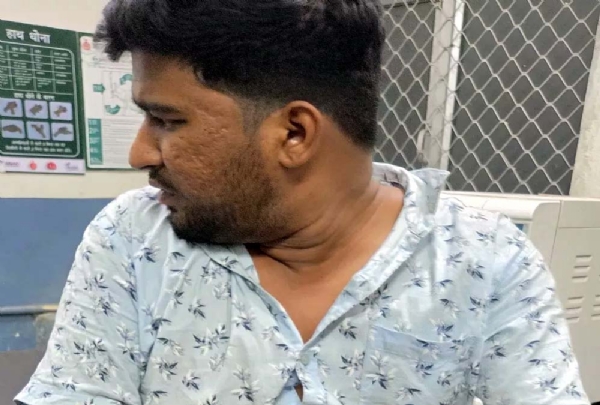 गिरफ्तार किया गया बदमाश