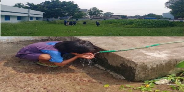 कोरबा : शासकीय प्राथमिक शाला में न पानी, न साफ-सफाई, मैदान भी बदहाल, नेता प्रतिपक्ष कृपाराम साहू ने कलेक्टर को सौंपा ज्ञापन