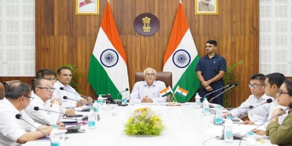 मणिपुरः राज्यपाल ने राजभवन में की कोरोना से संबंधित समीक्षा बैठक