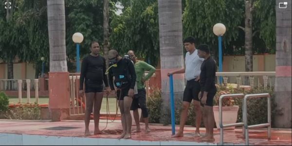 ग्वालियरः प्राकृतिक आपदाओं से निपटने के लिये एनडीआरएफ टीम कर रही है पूर्व अभ्यास