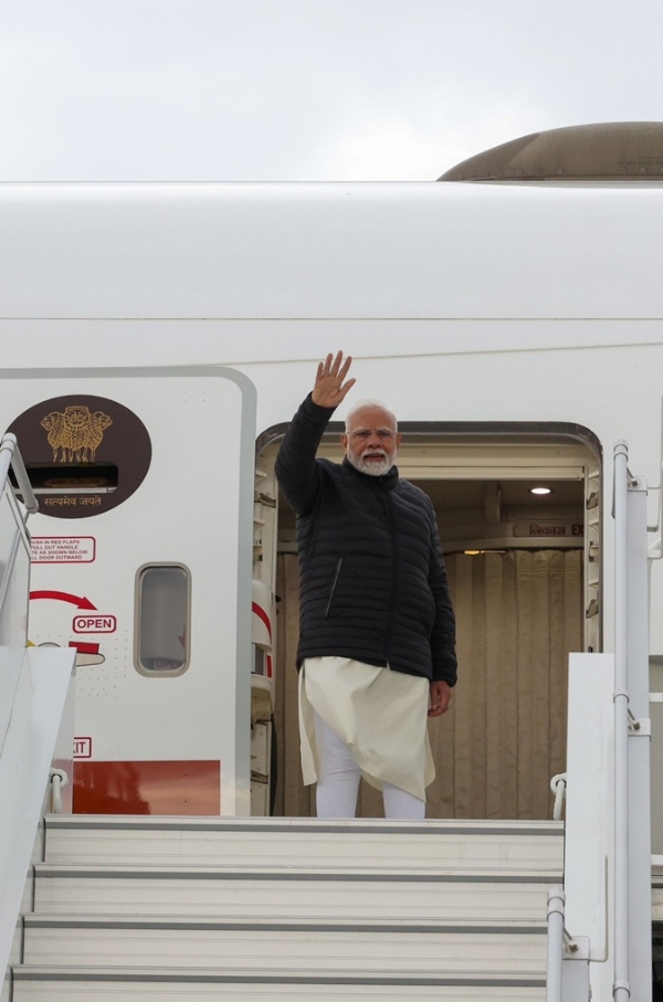 भारत के प्रधानमंत्री नरेन्द्र मोदी कनाडा सफल यात्रा के बाद क्रोएशिया के लिए रवाना। फोटो- भारत के विदेश मंत्रालय के आधिकारिक प्रवक्ता रणधीर जायसवाल के एक्स हैंडल से।