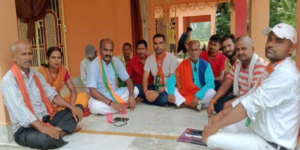 बथनाहा में भाजपा का विकसित भारत का अमृतकाल पर कार्यशाला आयोजित