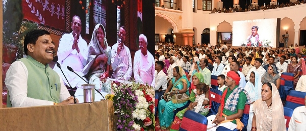 कार्यक्रम को संबोधित करते हुए मुख्यमंत्री डॉ. मोहन यादव
