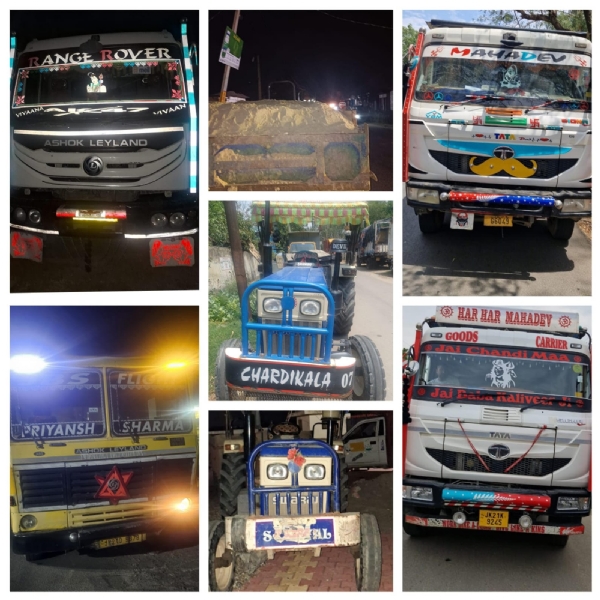 सांबा पुलिस दारा जबत किए गए वाहन् सांबा पुलिस दारा जबत किए गए वाहन्