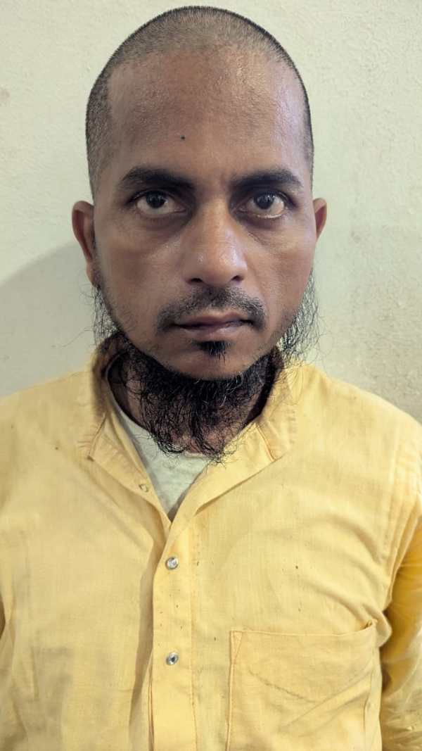 गिरफ्तार किया गया आरोपित
