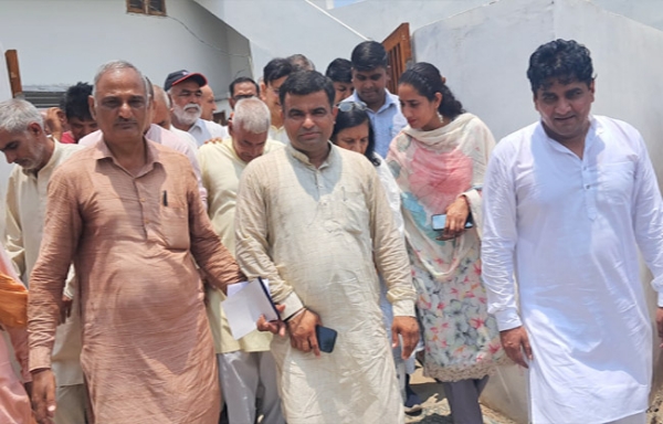 सोनीपत: भाजपा  गोहाना जिला की प्रभारी डॉ. किरण कलकल और जिलाध्यक्ष बिजेंद्र मलिक कार्यक्रम में