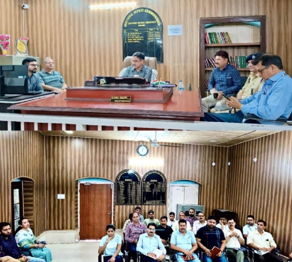 Meeting held in Basohli regarding preparations for International Yoga Day