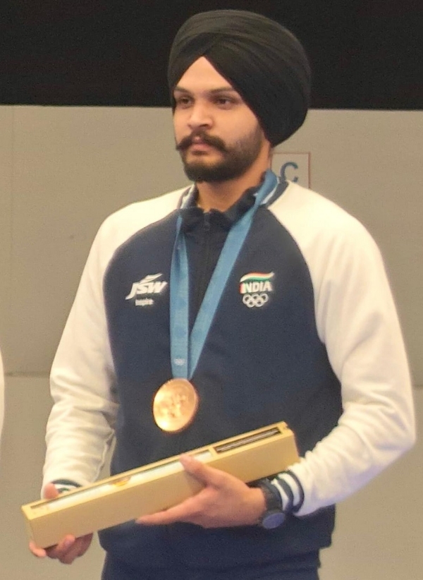 ओलंपिक पदक विजेता सरबजोत सिंह