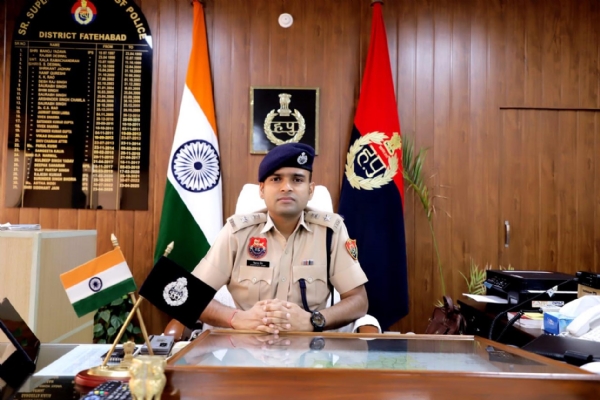 फतेहाबाद। एसपी सिद्धांत जैन।