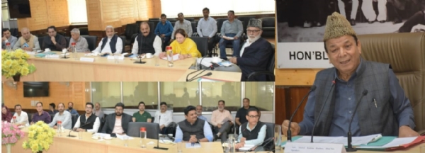 विधानसभा अध्यक्ष ने हाल ही में गठित सदन समितियों के प्रमुखों के साथ बैठक की
