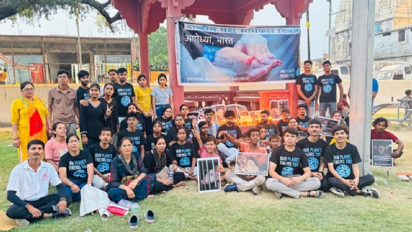 राष्ट्रीय पशु अधिकार दिवस पर श्रद्धांजलि यात्रा निकाल, किया जागरूक