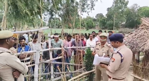 मौके पर पहुंचे सीओ अमेठी मौके पर पहुंचे सीओ अमेठी